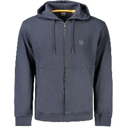 Blue Cotton Men's Sweatshirt