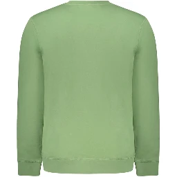 Green Cotton Men's Sweatshirt