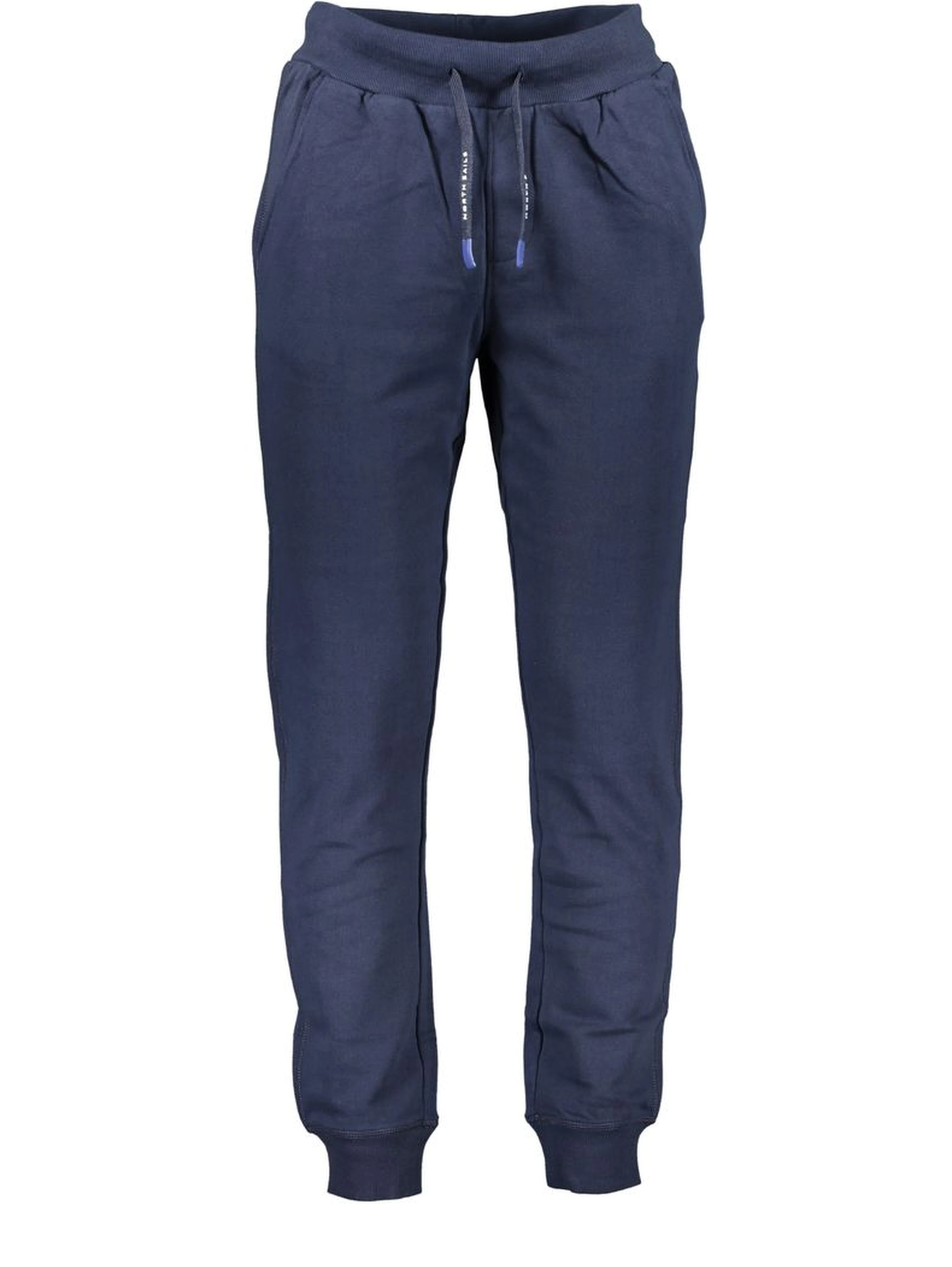 Blue Cotton Men's Trousers