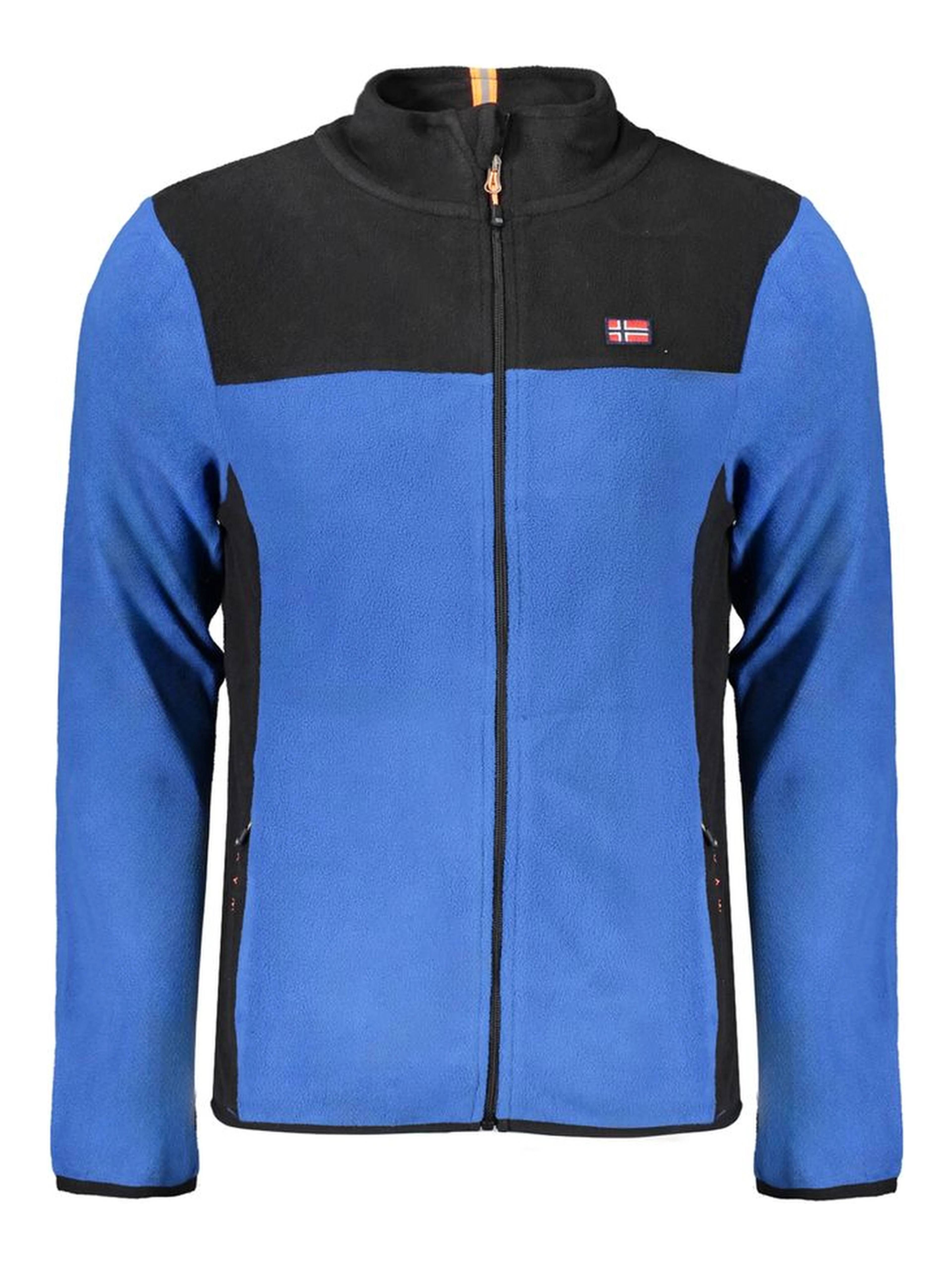 Blue Polyester Men Sweater