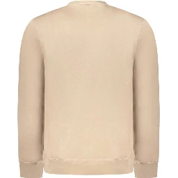 Brown Cotton Men's Sweatshirt
