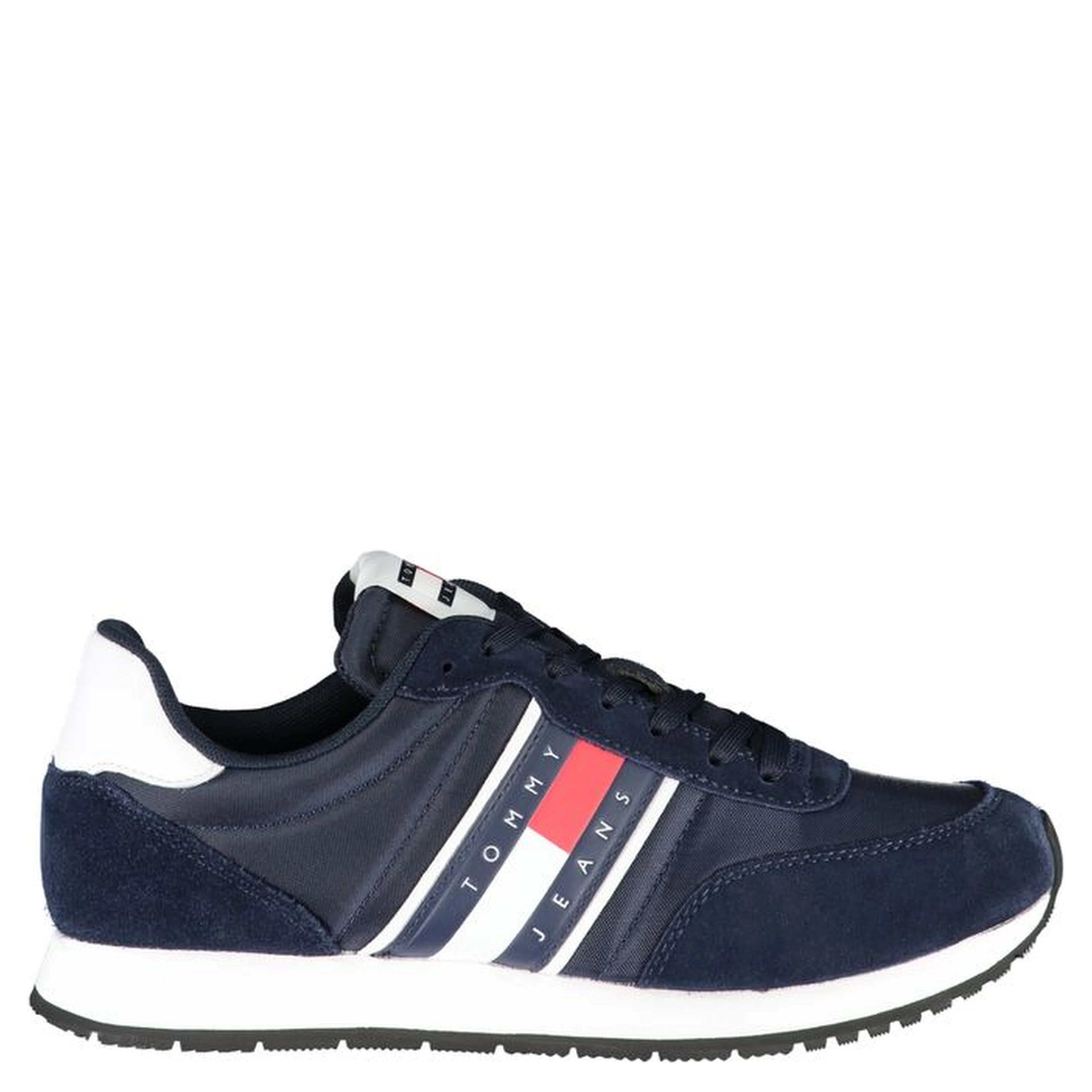 Blue Polyester Men's Sneaker