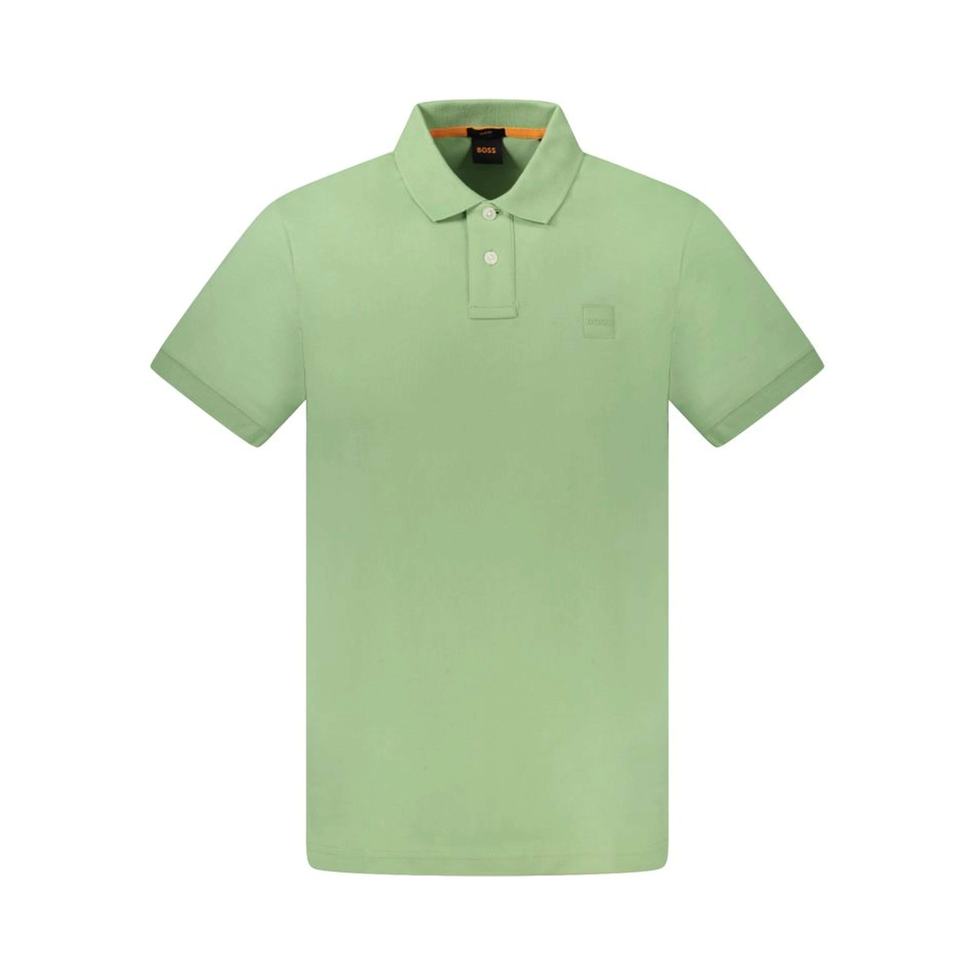 Green Cotton Men's Polo