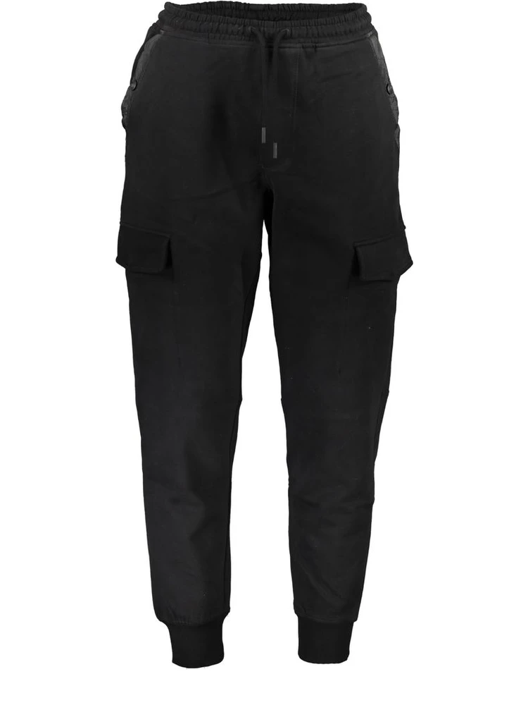 Black Cotton Menswear Trouser