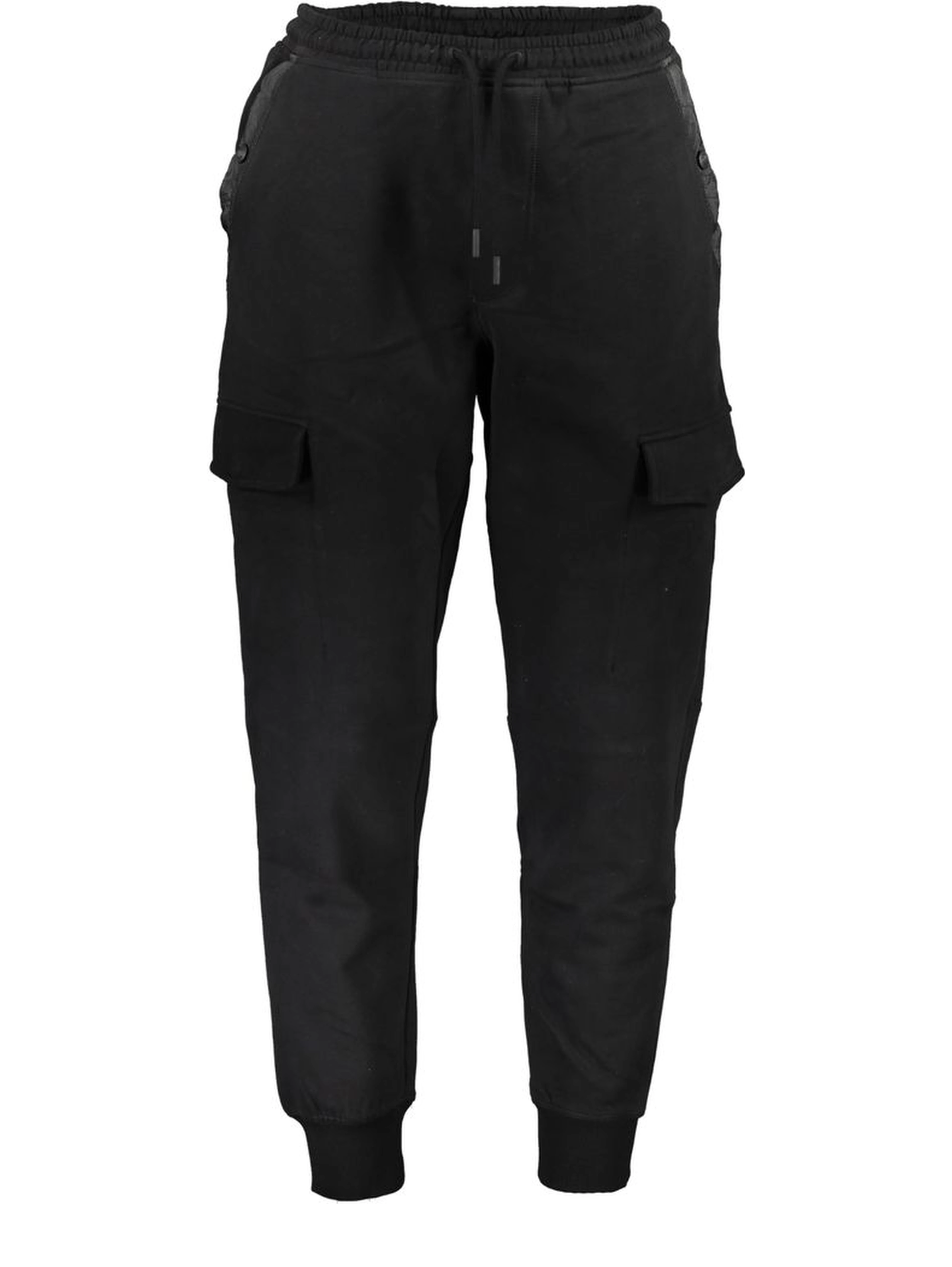 Black Cotton Menswear Trouser
