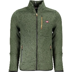 Green Polyester Men's Sweatshirt