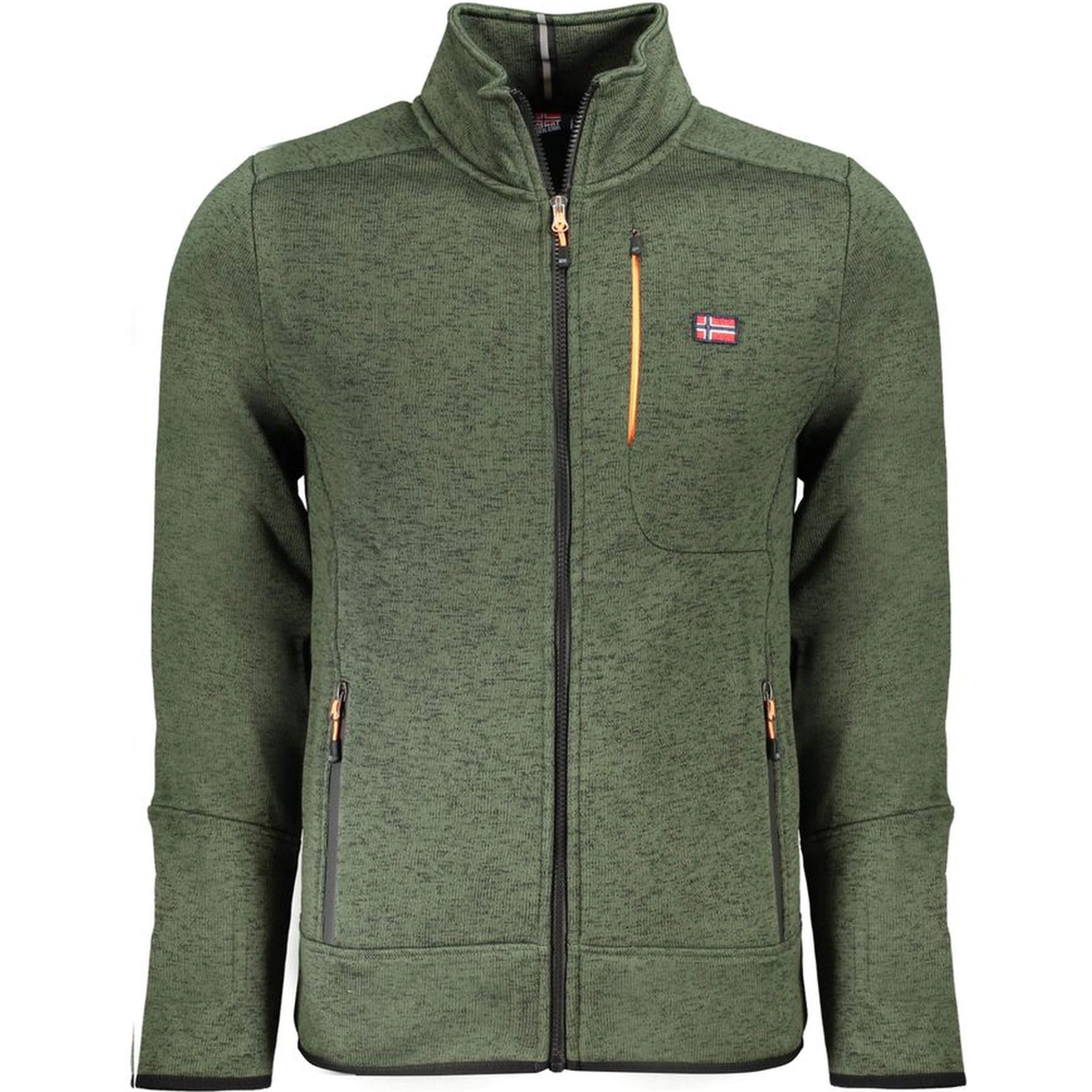 Green Polyester Men's Sweatshirt