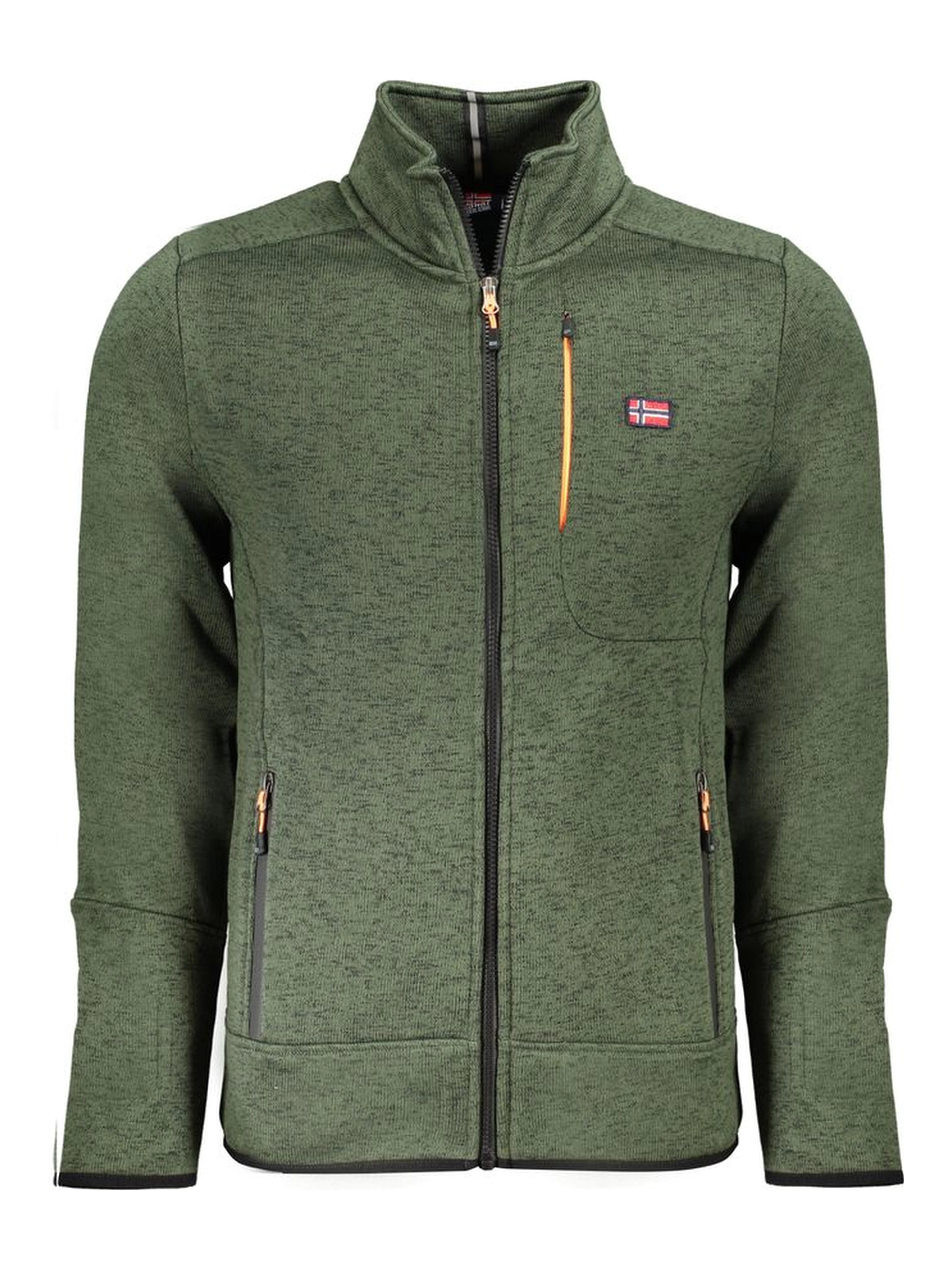 Green Polyester Men's Sweatshirt