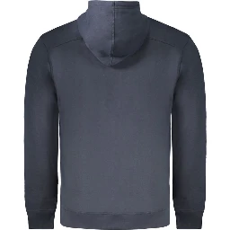 Blue Cotton Men's Sweatshirt