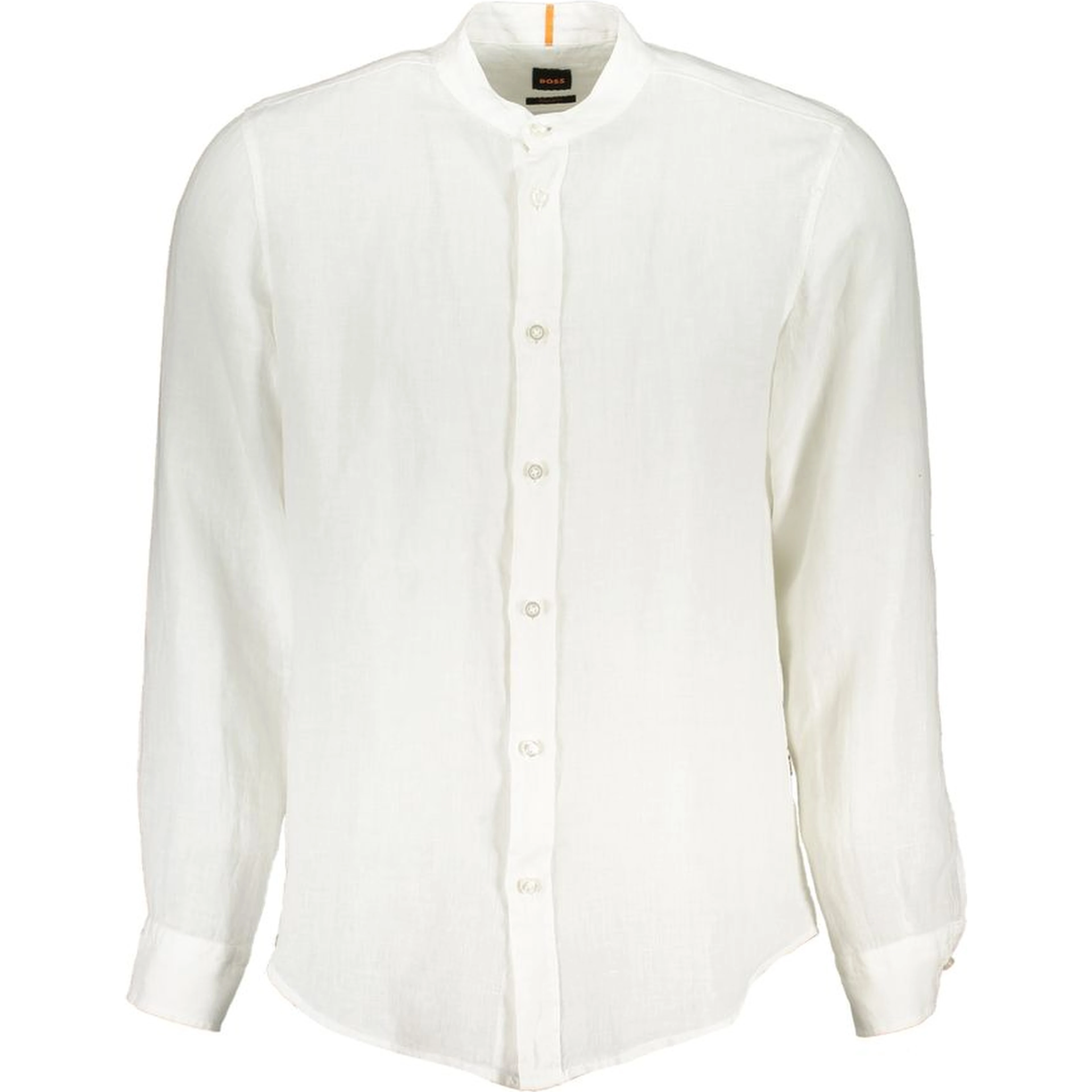 White Linen Men's Shirt