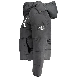 Black Nylon Men's Jacket