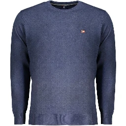 Blue Wool Men's Sweater