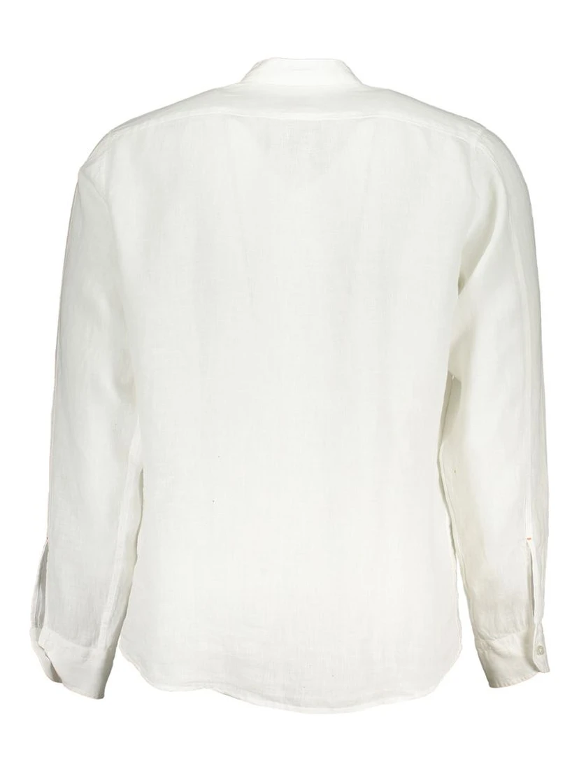 White Linen Men's Shirt