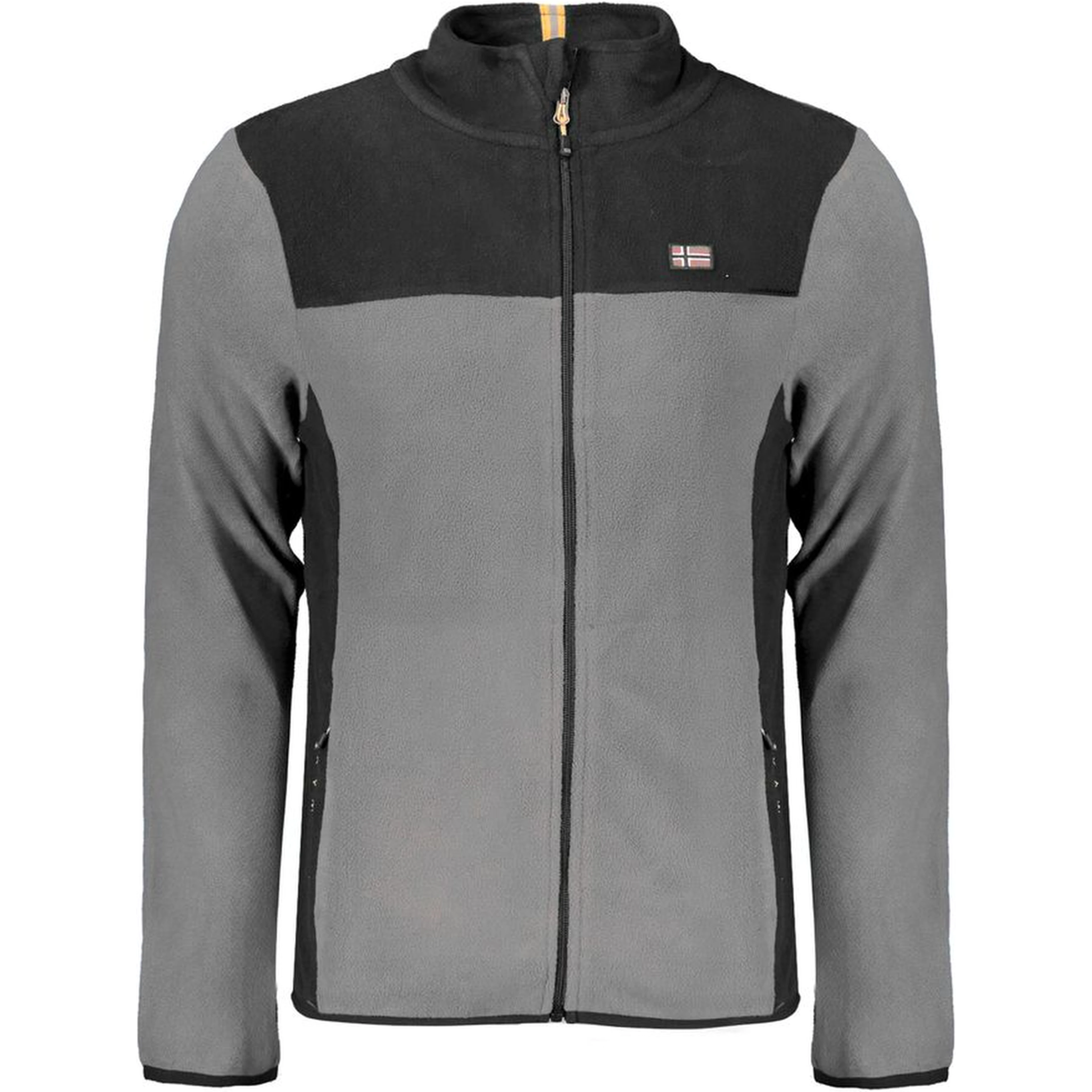 Gray Polyester Men Sweater