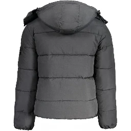 Black Nylon Men's Jacket
