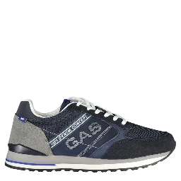 Blue Polyurethane Mens Sneaker