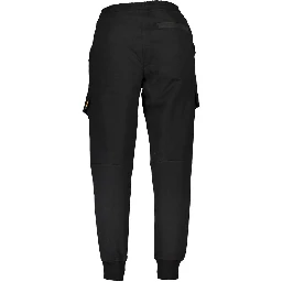 Black Cotton Menswear Trouser