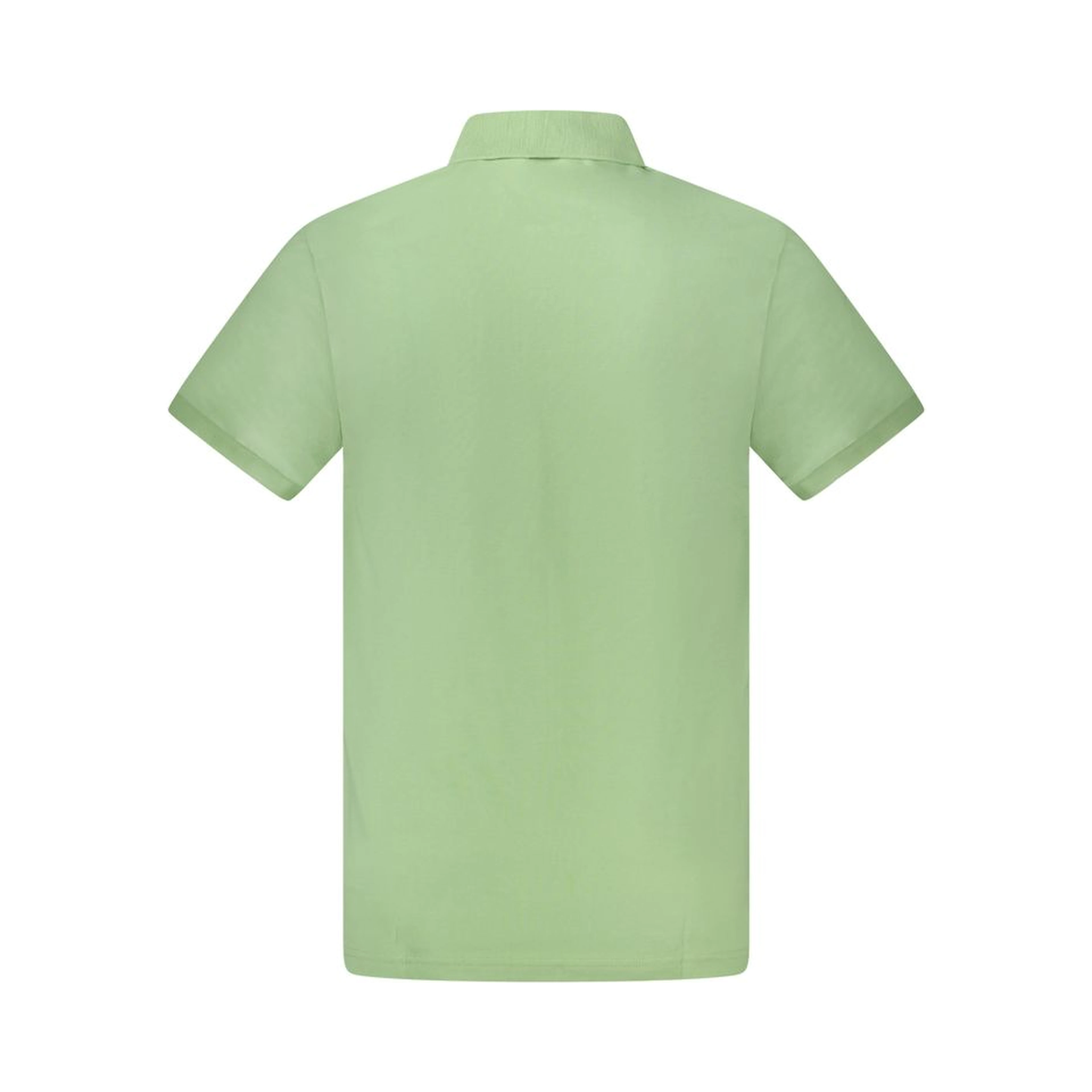 Green Cotton Men's Polo