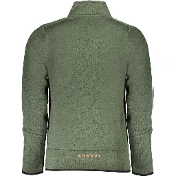 Green Polyester Men's Sweatshirt