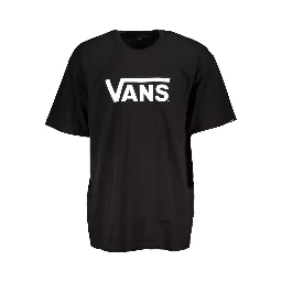 Black Cotton Men's T-Shirt