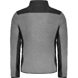 Gray Polyester Men Sweater