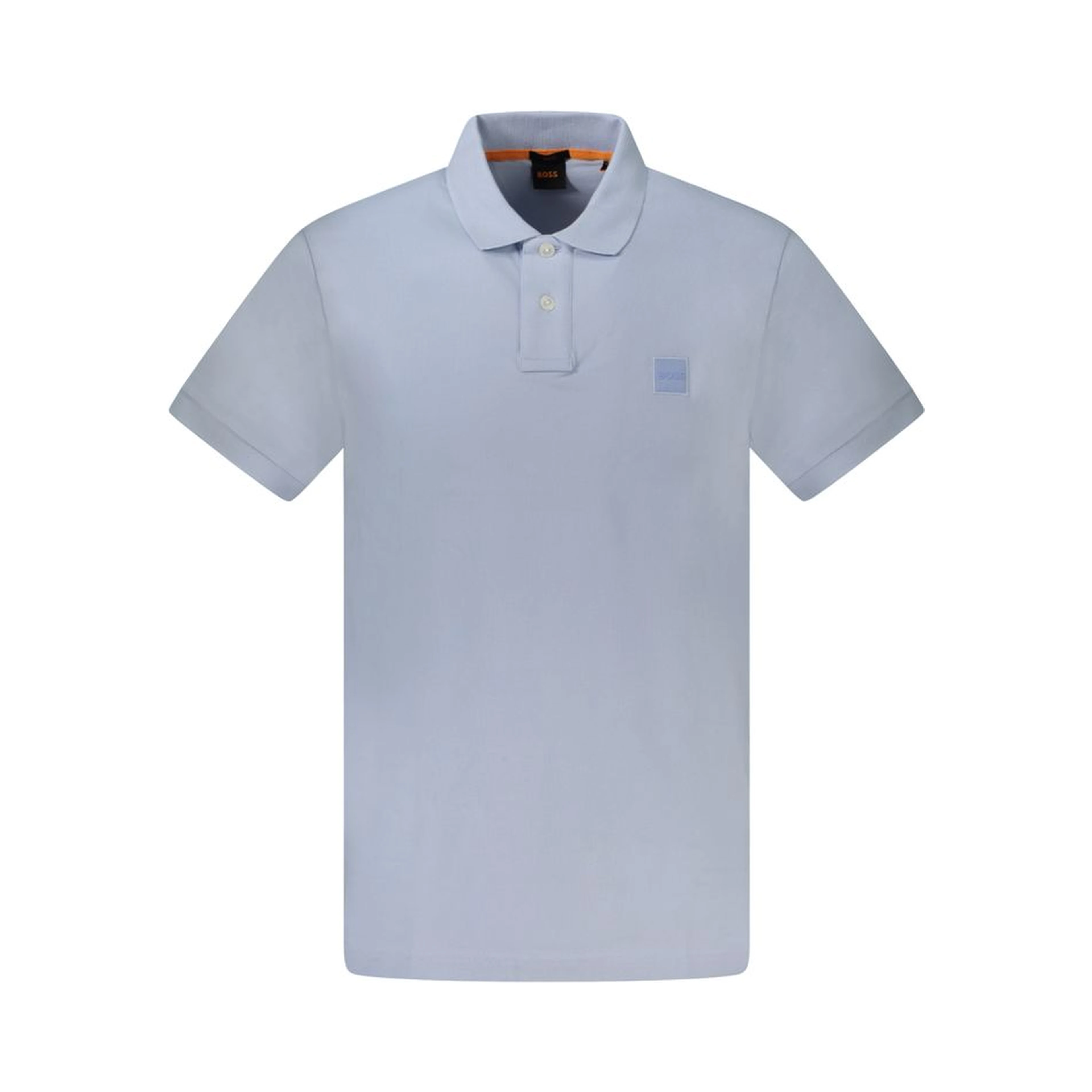 Light Blue Cotton Men's Polo