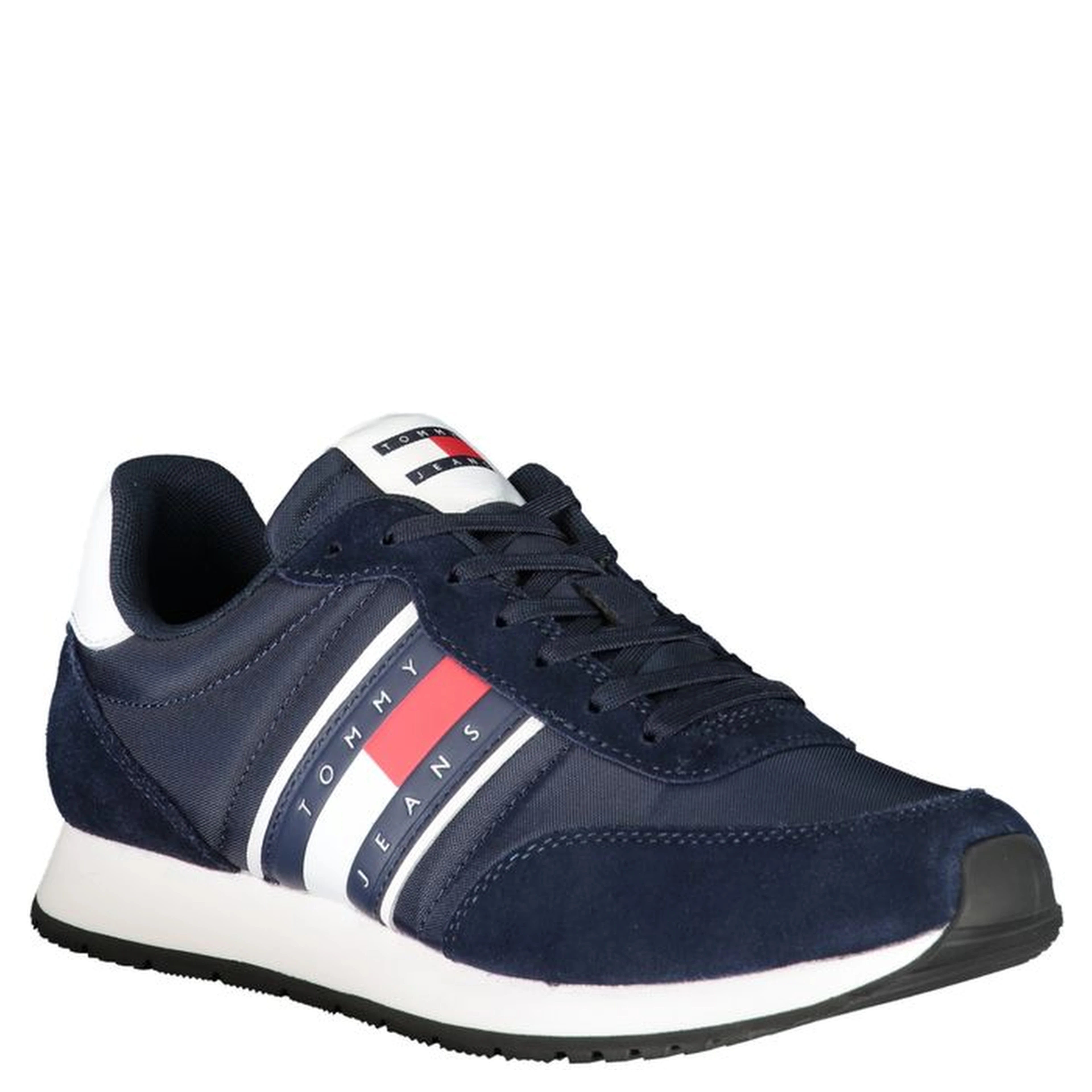 Blue Polyester Men's Sneaker