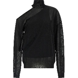 Black Viscose Cardigan