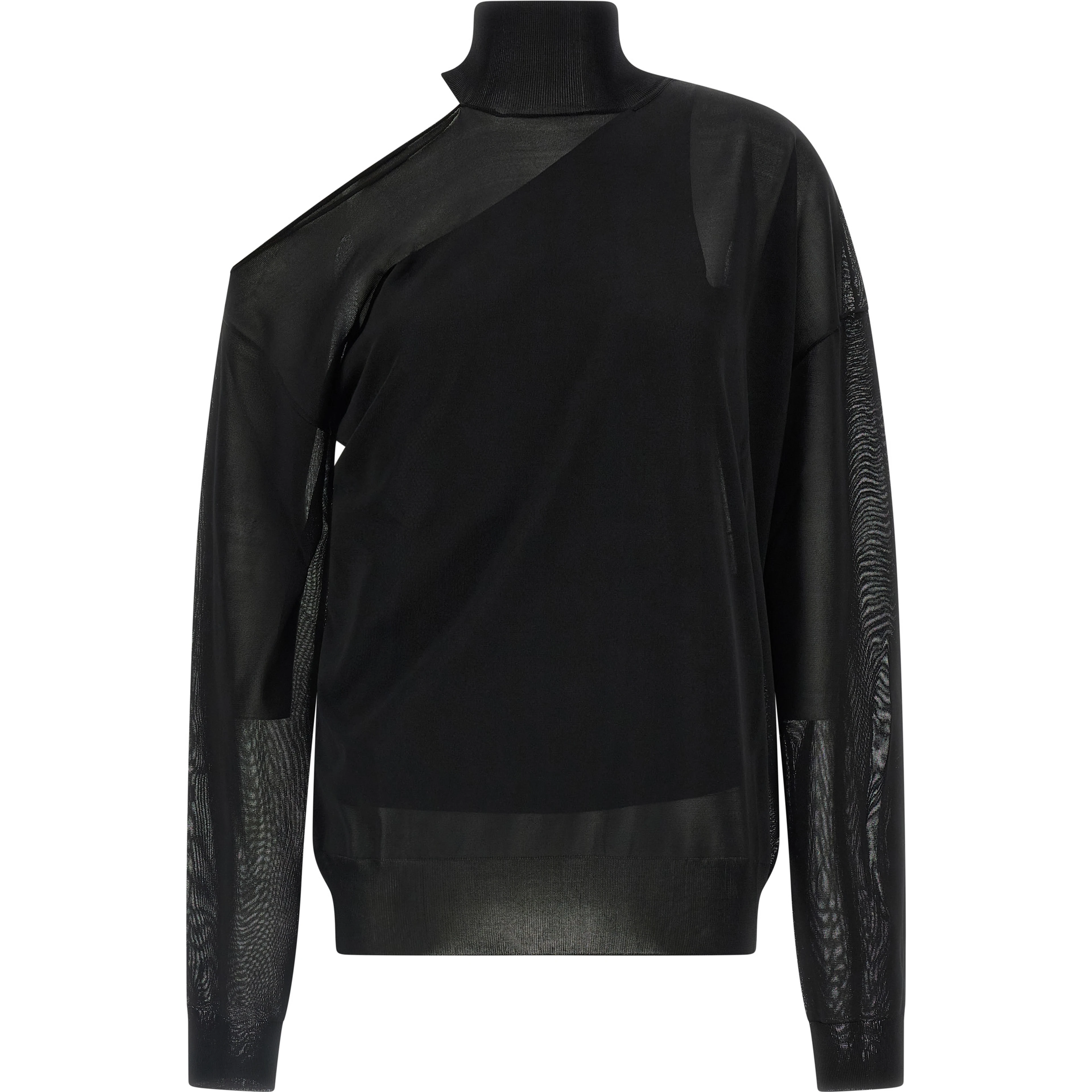 Black Viscose Cardigan