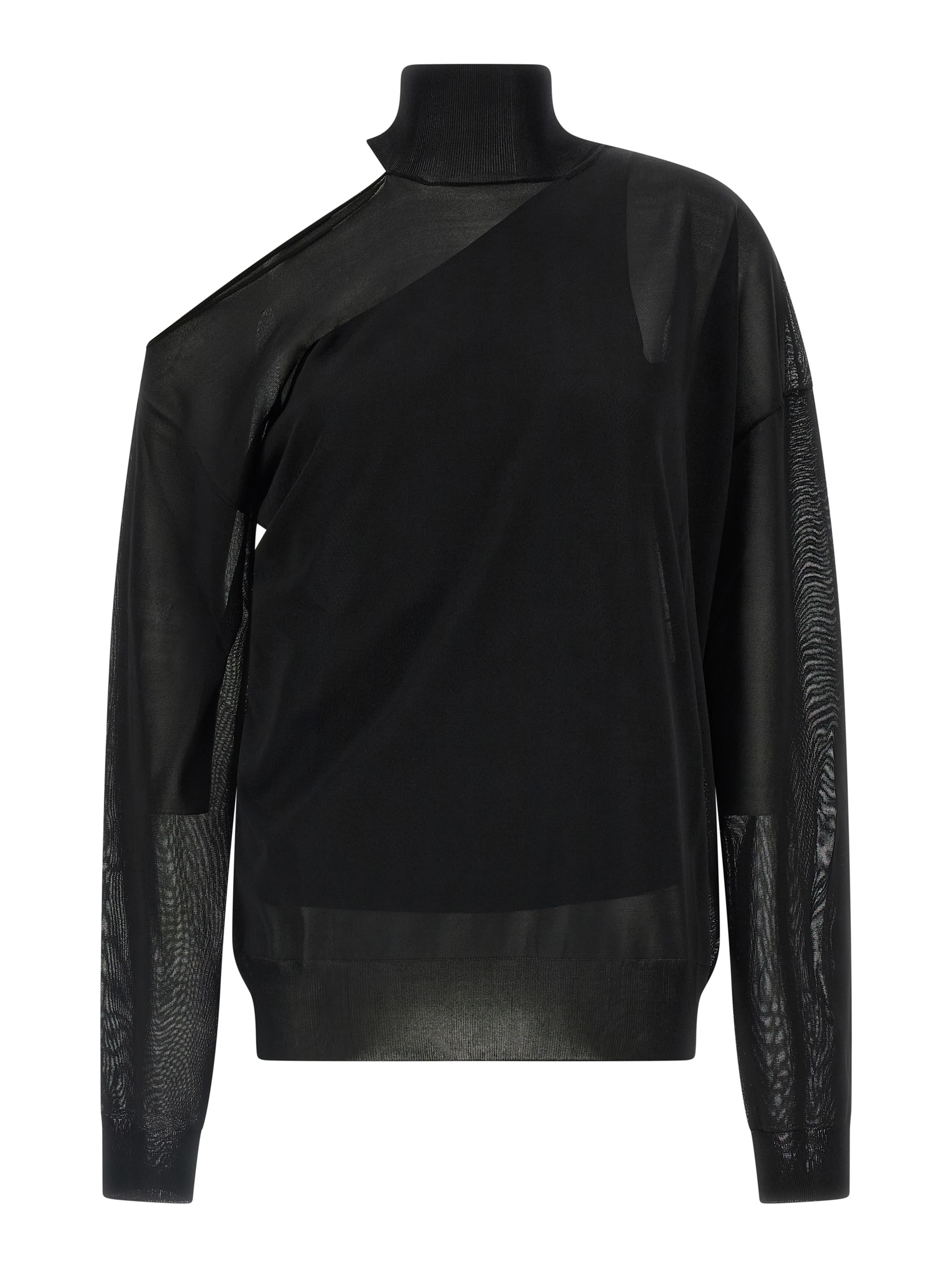 Black Viscose Cardigan