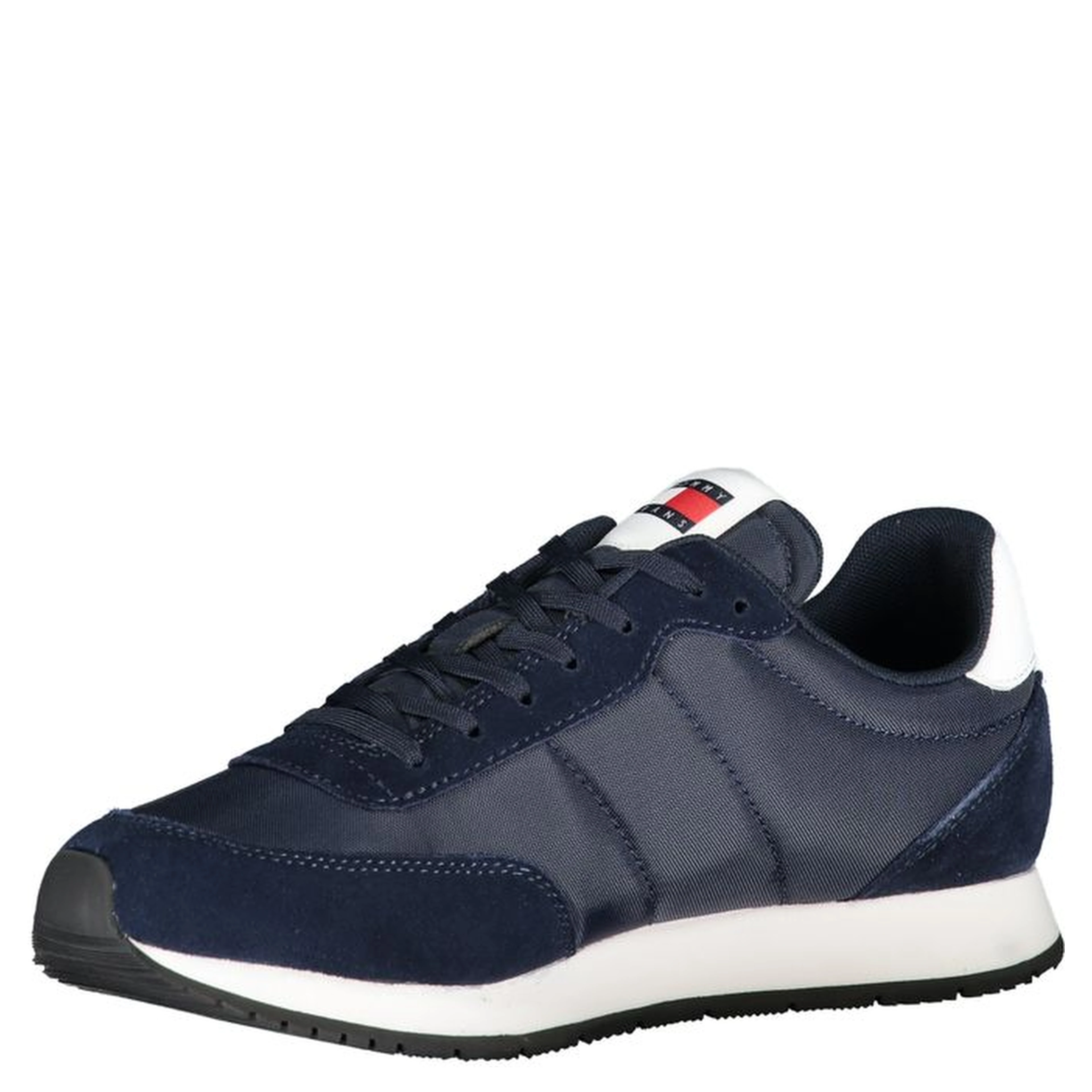 Blue Polyester Men's Sneaker