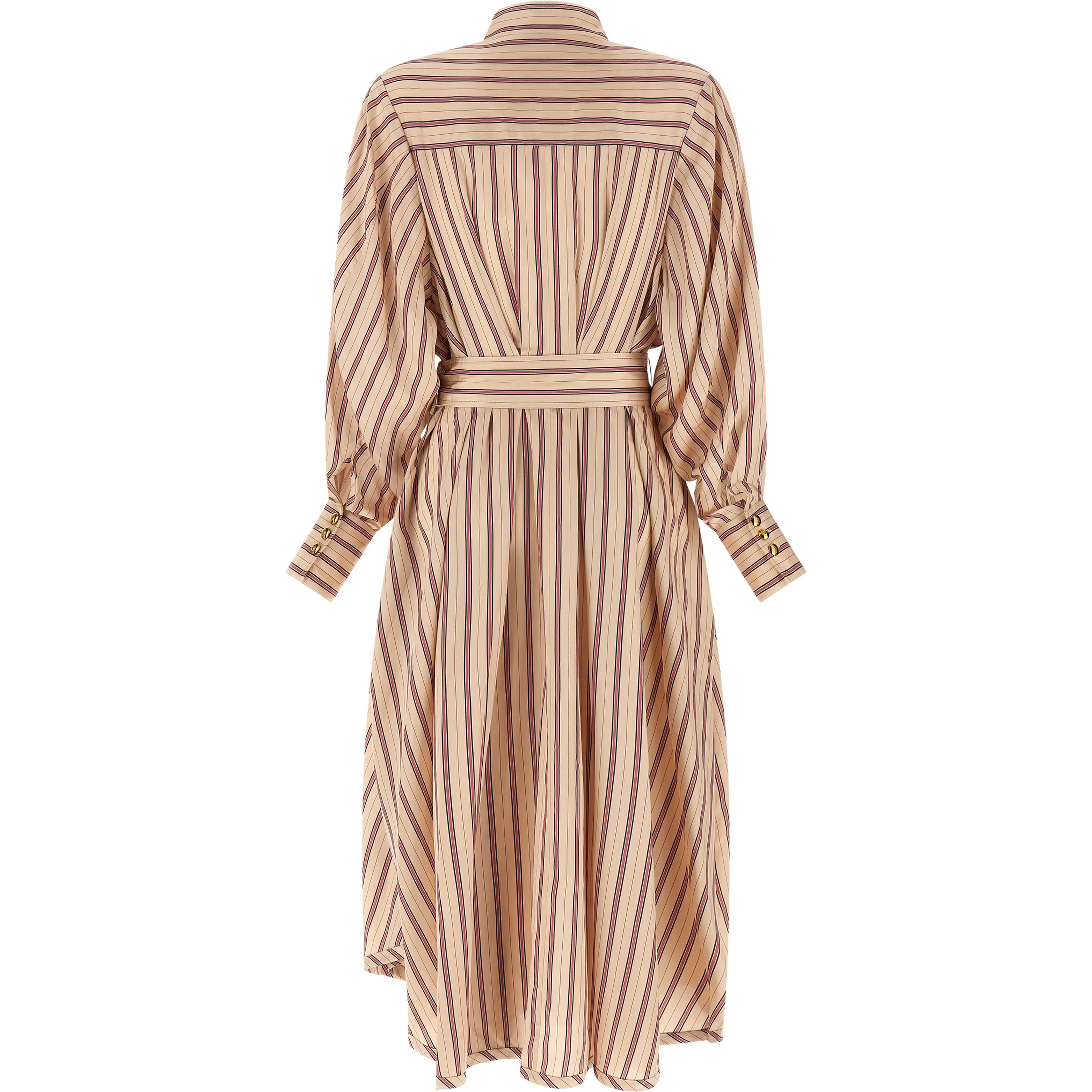 Multicolor Viscose Midi Dress