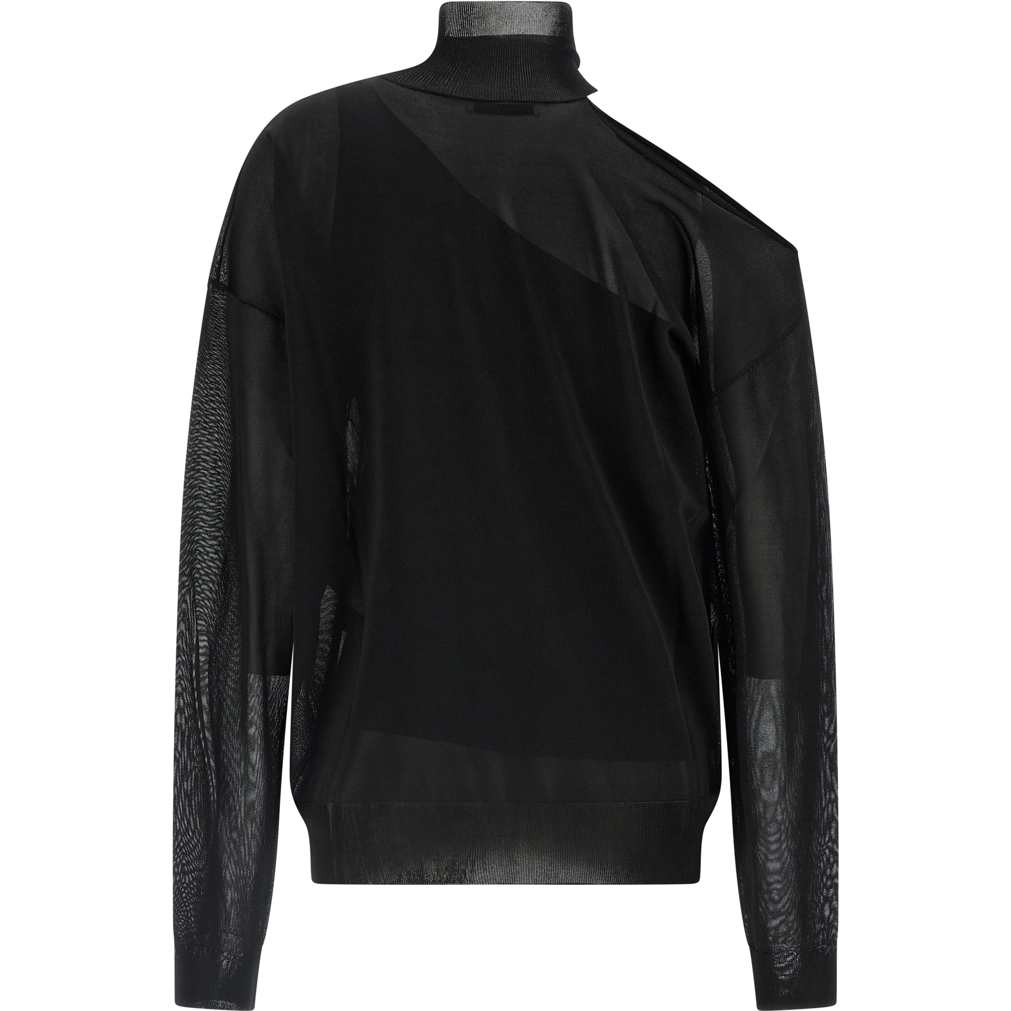 Black Viscose Cardigan