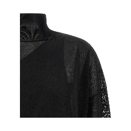 Black Viscose Cardigan