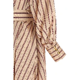 Multicolor Viscose Midi Dress