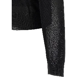 Black Viscose Cardigan