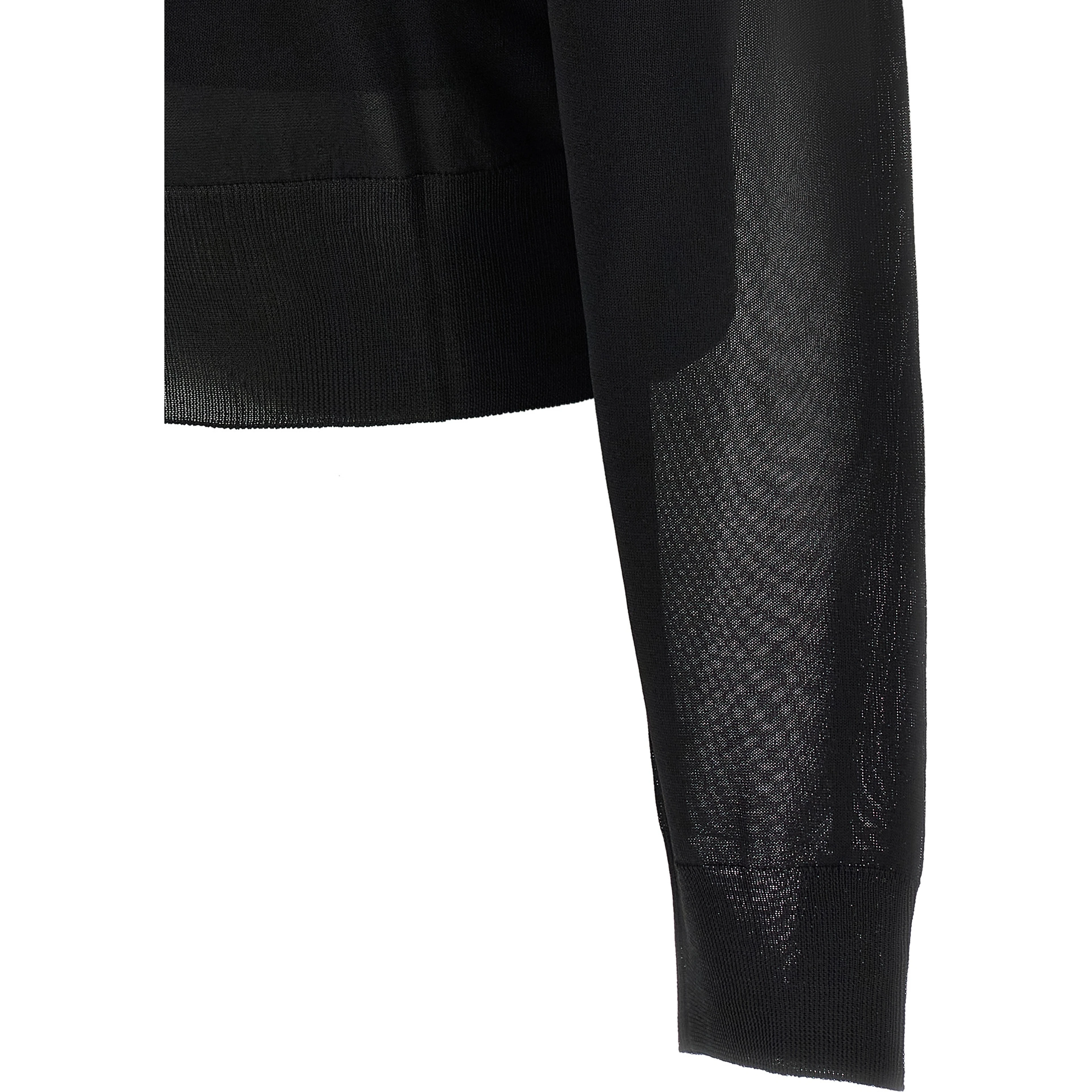 Black Viscose Cardigan