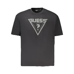 Black Cotton Men's T-Shirt