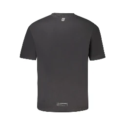 Black Cotton Men's T-Shirt