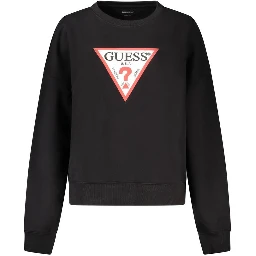 Black Organic Cotton Women Sweatshirt