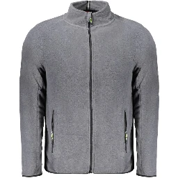 Grigio Polyester Men Sweatshirt