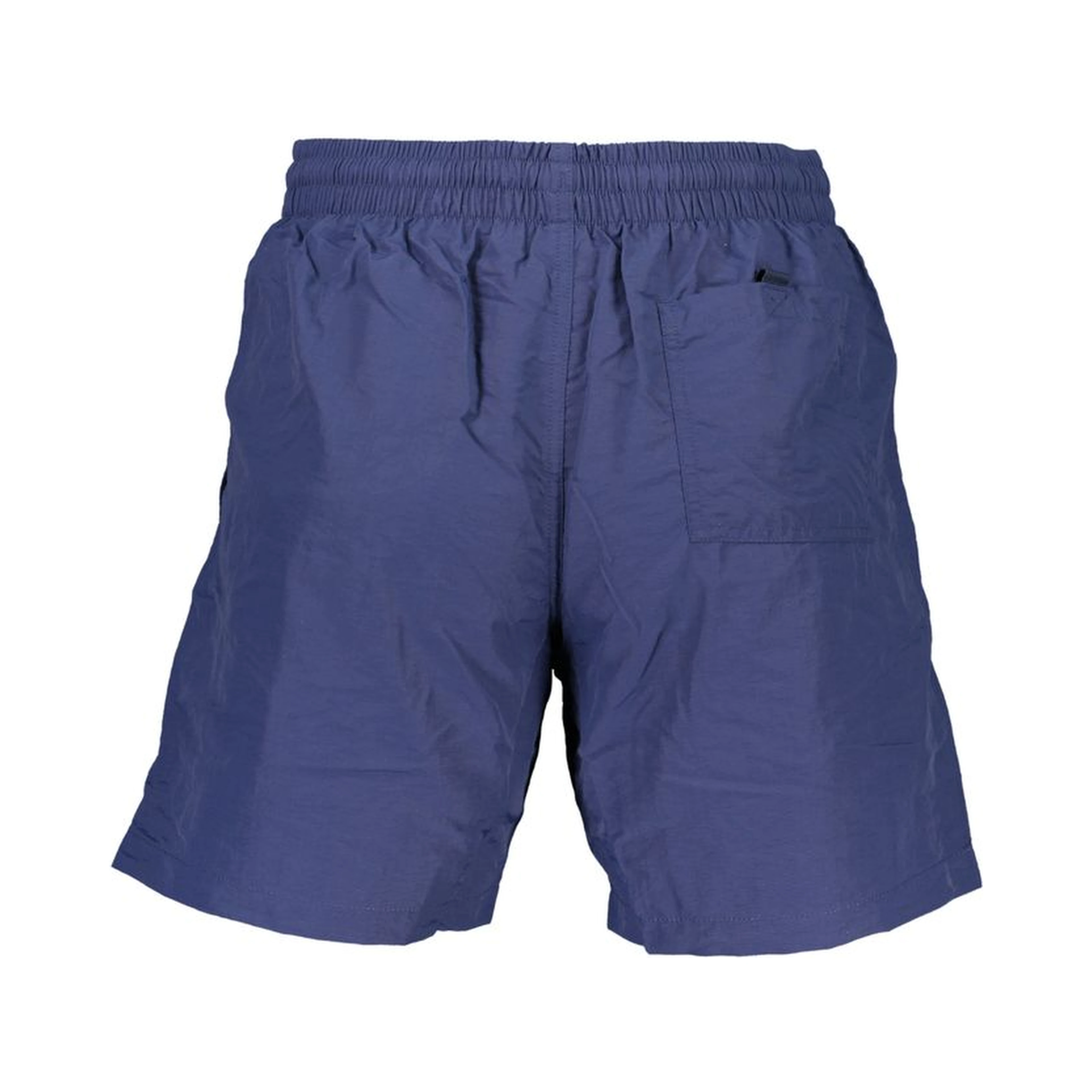 Blue Polyamide Men's Swim Boxer