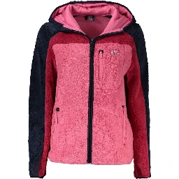 Pink Polyester Jackets & Coat