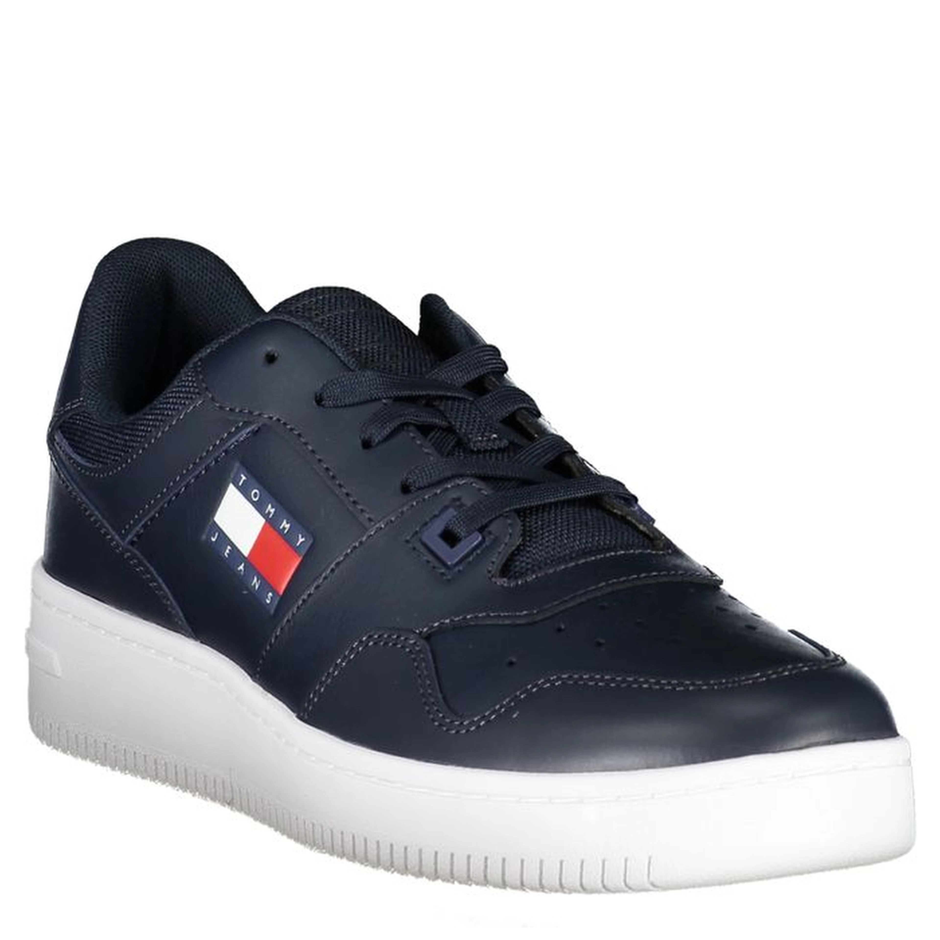 Blue Polyester Sneaker