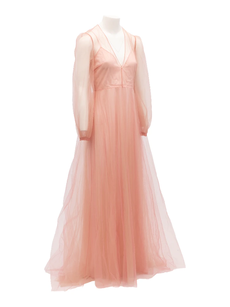 Peach Evening Dress