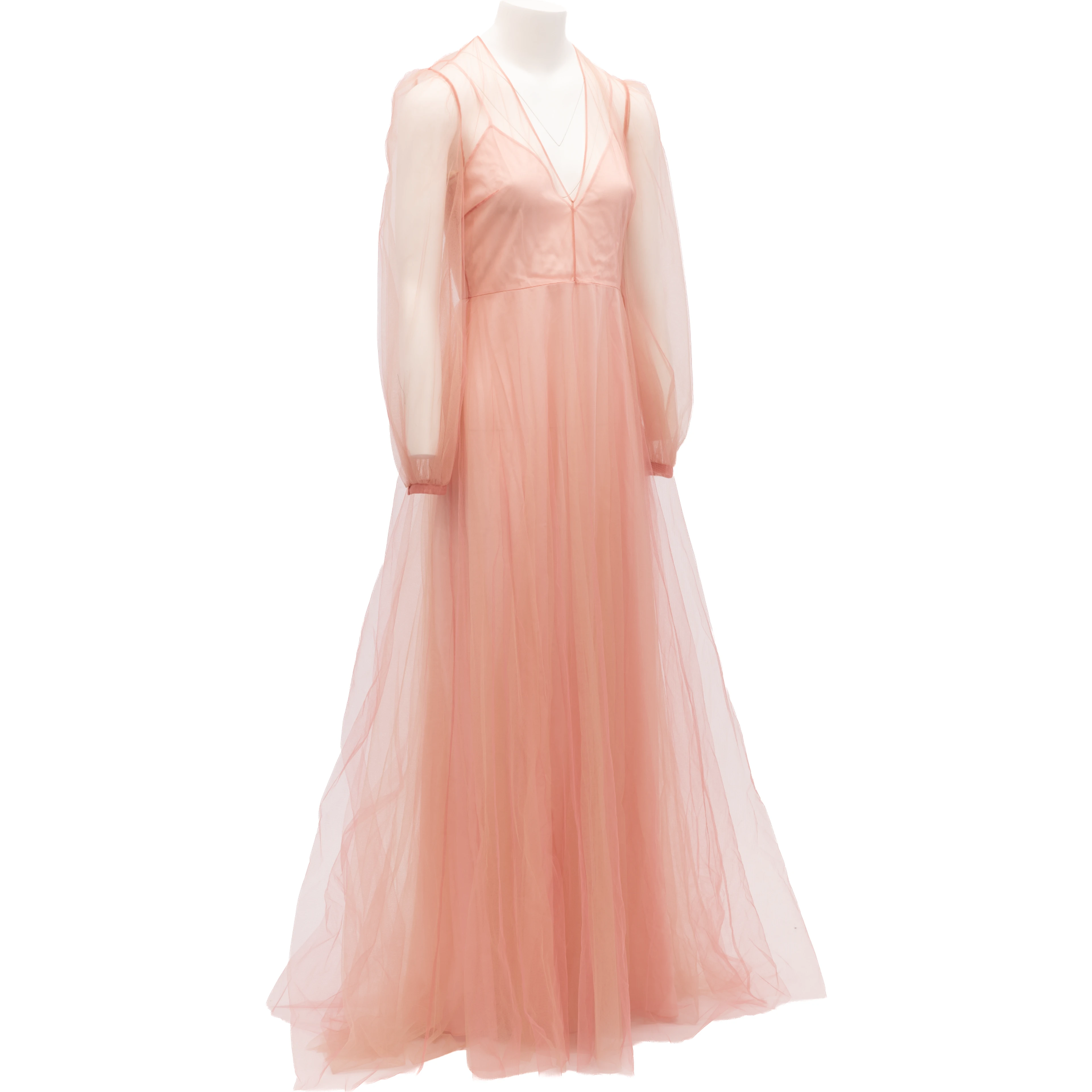Peach Evening Dress