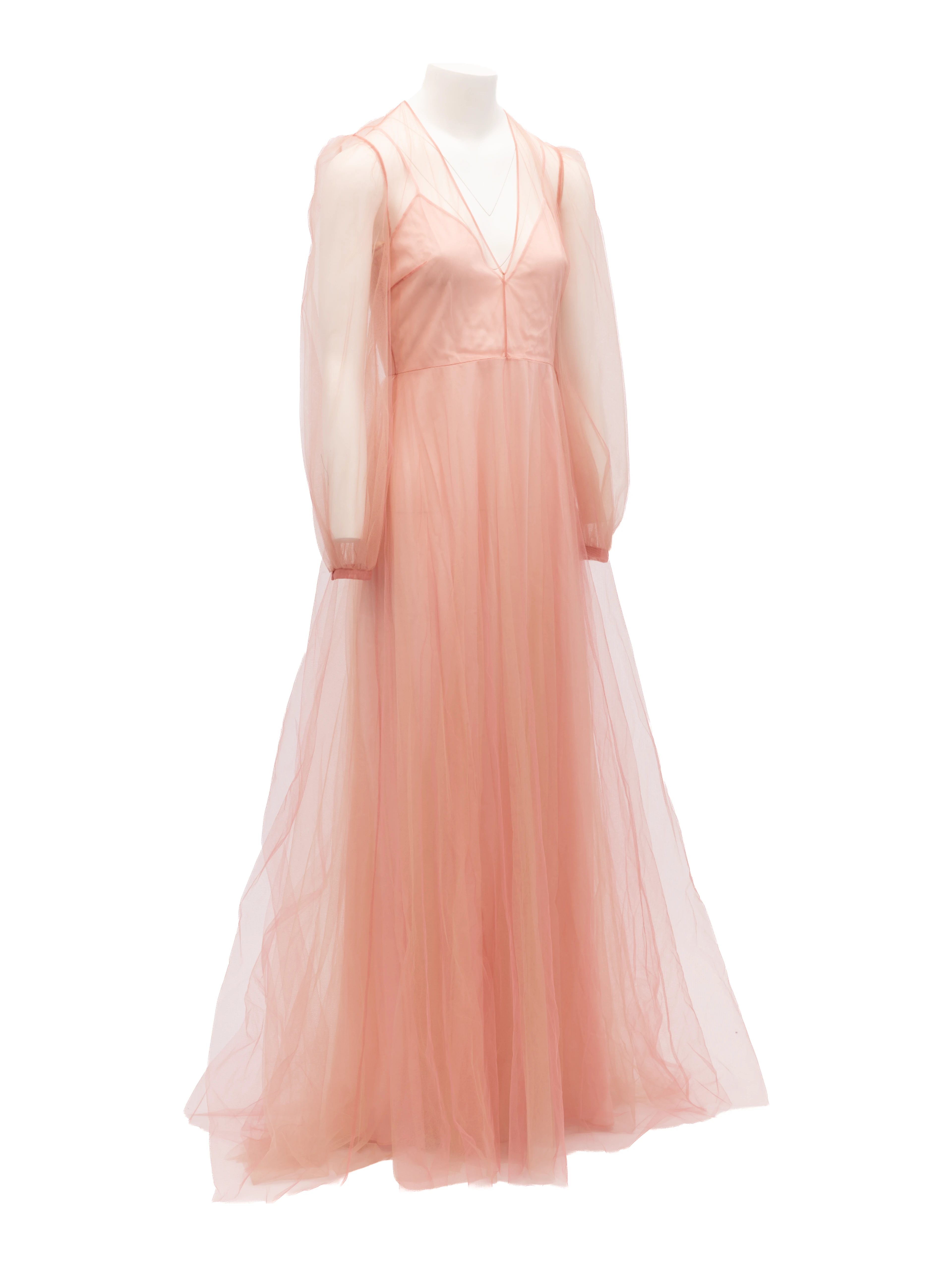Peach Evening Dress