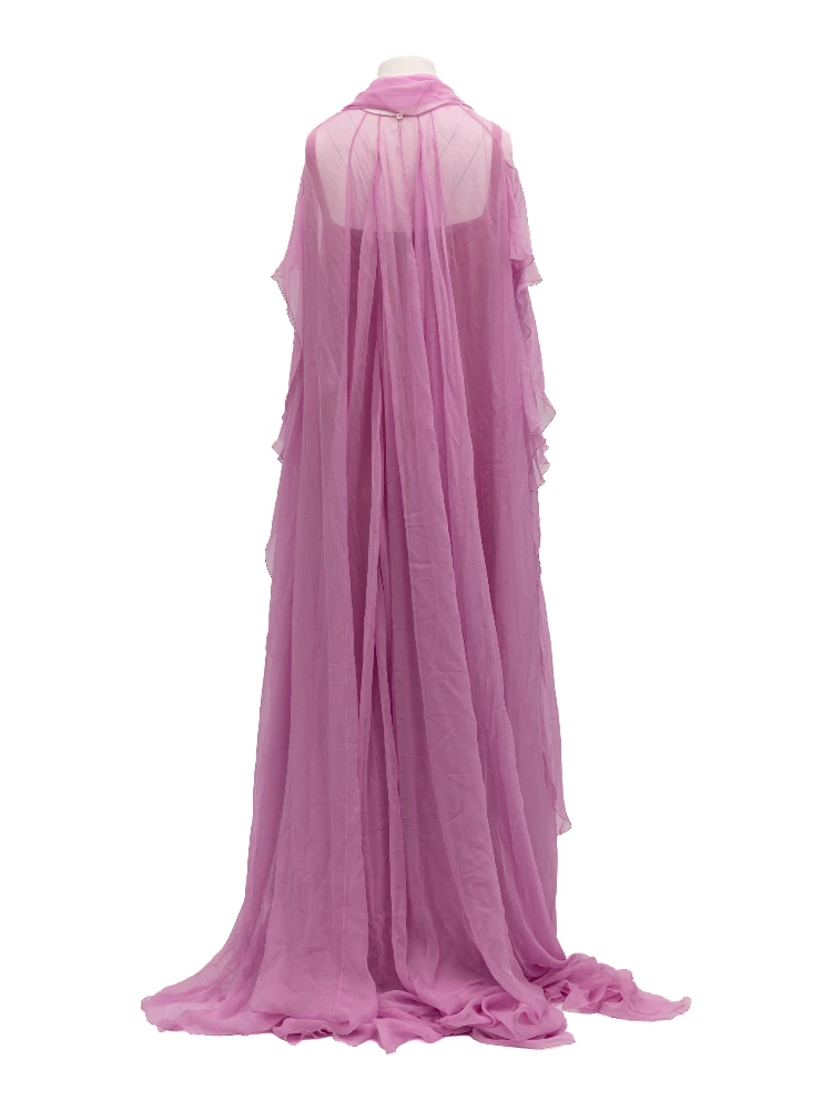 Pink Sleeveless Maxi Dress