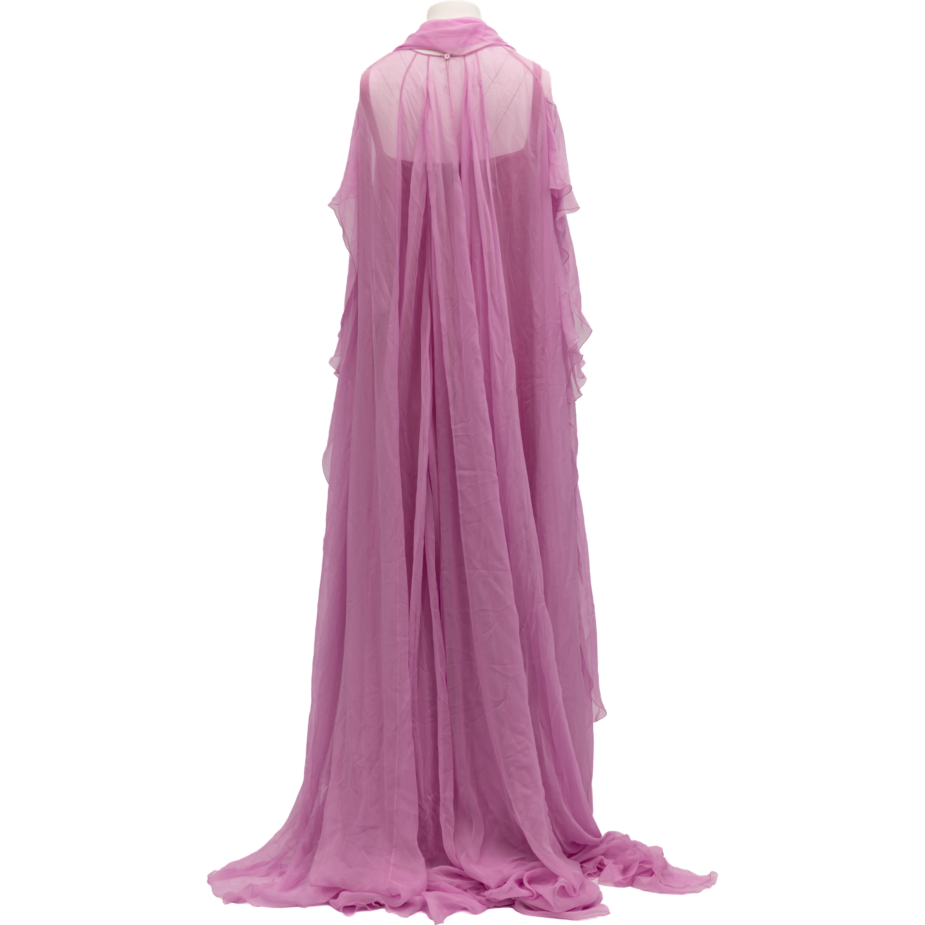 Pink Sleeveless Maxi Dress