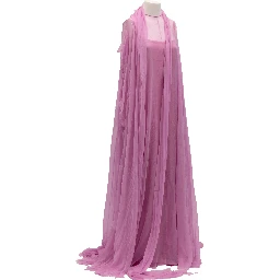 Pink Sleeveless Maxi Dress